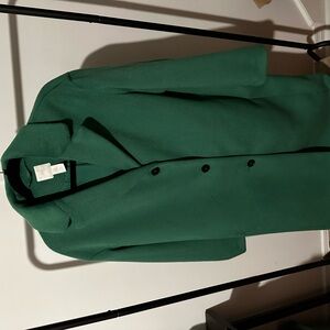 H&M green coat size M